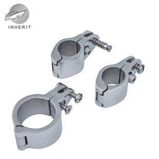 Pipe clamp with pull Xiao 25mm22mm stainless steel casting thickened 316 to create universal hardware accessories hoop