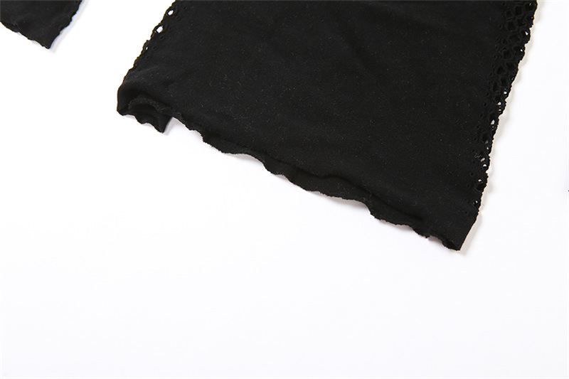 Feng 2023 Abito corto attillato a maniche lunghe a vita alta con collo cavo lavorato a maglia sexy nuovo da donna estivo 2023_voghion.com