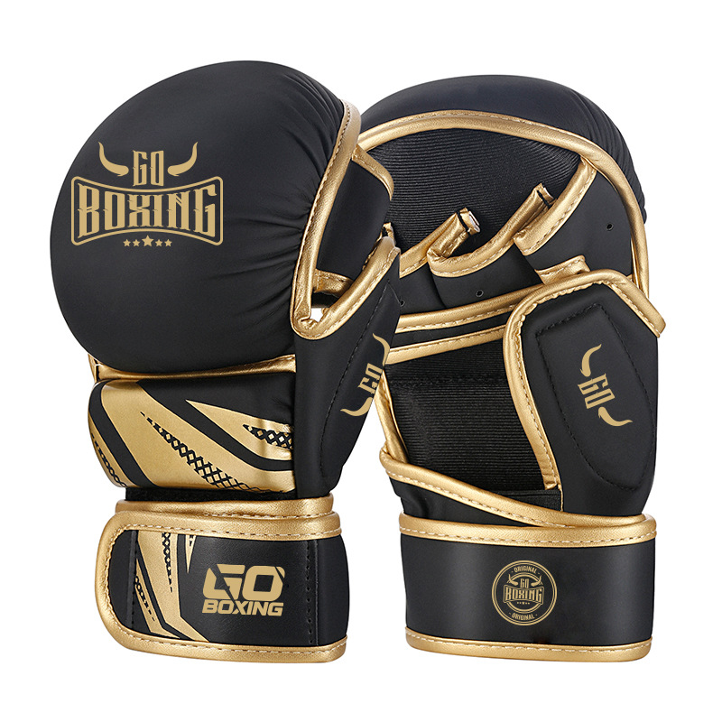ZTTY guantes de boxeo forro grueso guantes de boxeo para adultos hombres y mujeres entrenamiento de Sanda lucha sacos de arena guantes de boxeo ufc