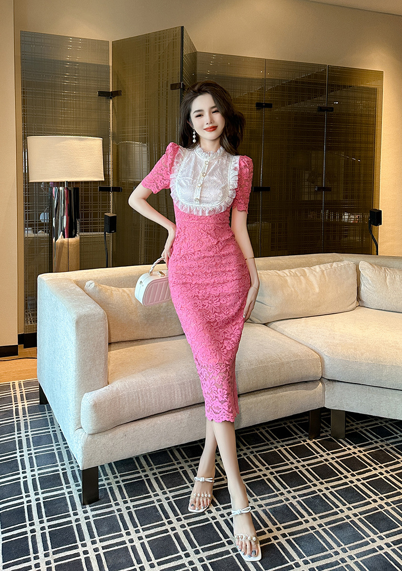 C1754 1520K VÁY ĐẦM LIỀN THÂN DÁNG DÀI NỮ CHOTDNG DÀI QUÁ GỐI MÙA HÈ THỜI TRANG NỮ REN G04 SẢN PHẨM MỚI
