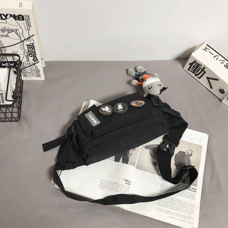 Small Nylon Letter Streetwear Square Zipper Crossbody Bag display picture 43