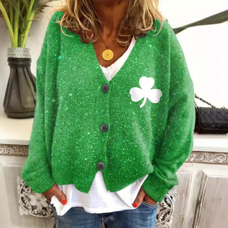 Foreign Trade Cross-Border 2025 Amazon Foreign Trade New Christmas Abstract Print Casual Cape Jacket Cardigan Foreign Trade Cross-Border 2025 Amazon Foreign Trade New Christmas Abstract Print Casual Cape Jacket Cardigan