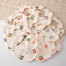 A类纯棉防吐奶口水巾新生儿婴儿纱布围嘴超薄透气春夏宝宝喂奶巾