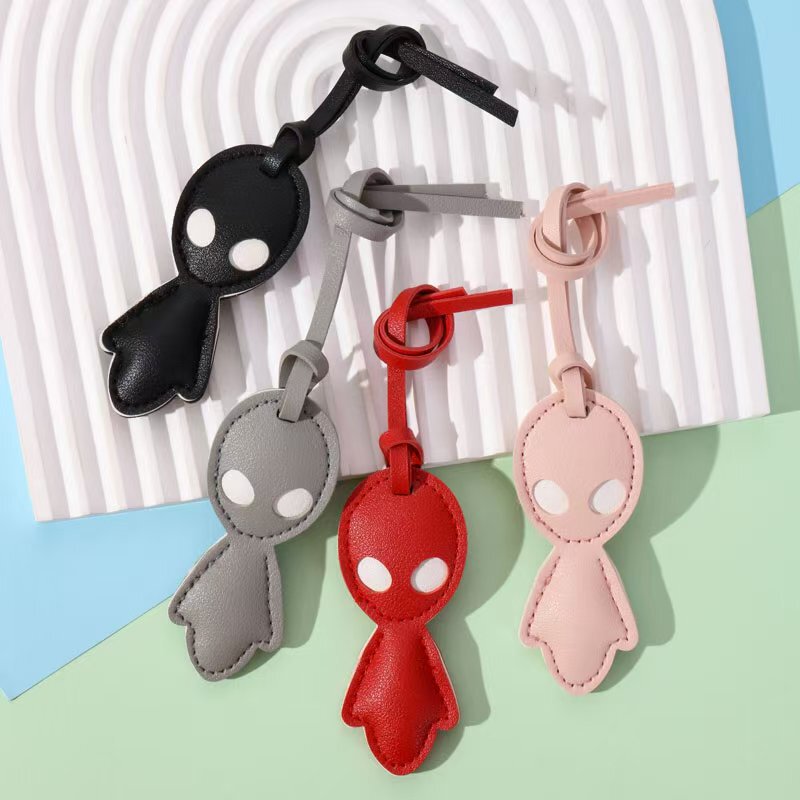 Manufacturer Supplies Creative Leather Alien Keychains, Leather Bag Charms, Personalized Keychain Accessories Manufacturer Supplies Creative Leather Alien Keychains, Leather Bag Charms, Personalized Keychain Accessories