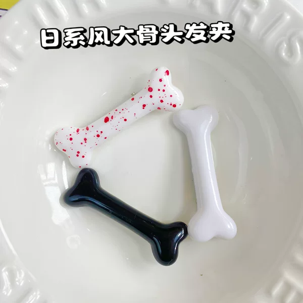 Y2K Sexy Artificial Bone Hairpin Cute Soft Cute Girl Heart Duckbill Clip Ins Harajuku Style Hairpin Bangs Side Clip