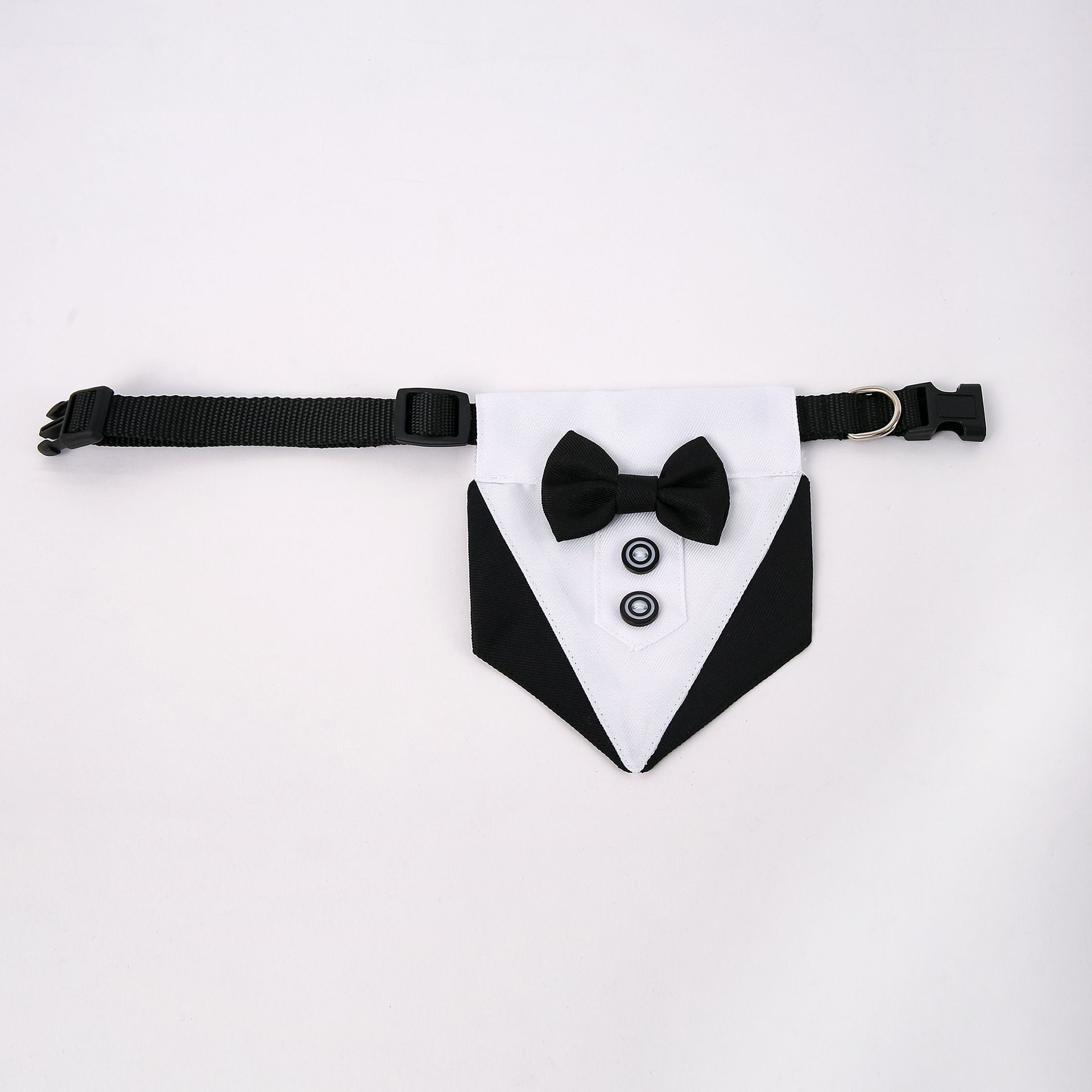 Transfronterizos nuevos trajes de boda de estilo británico perros y gatos toallas de saliva de boda toallas de triángulo para mascotas bufandas suministros