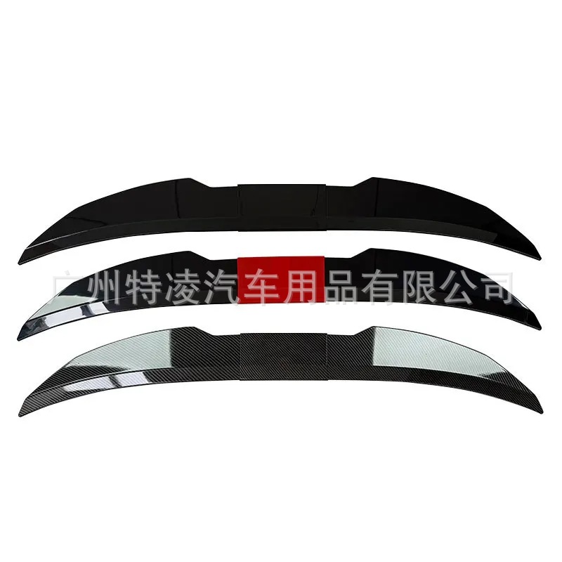 Universal Three-Section Adjustable Blade-Style Rear Spoiler for Car Roof, Adhesive-Type Modified Decorative Trunk Spoiler