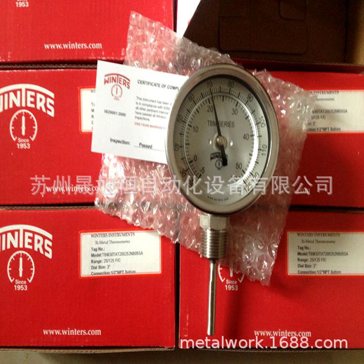 加拿大WINTERS压力表PFP-25-T-S-A-4Z-(0-1.6Mpa/PSI）-SE