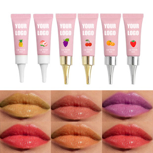 Spot Lip Scrub Without Logo, Fruity Pineapple Exfoliating Lip Scrub