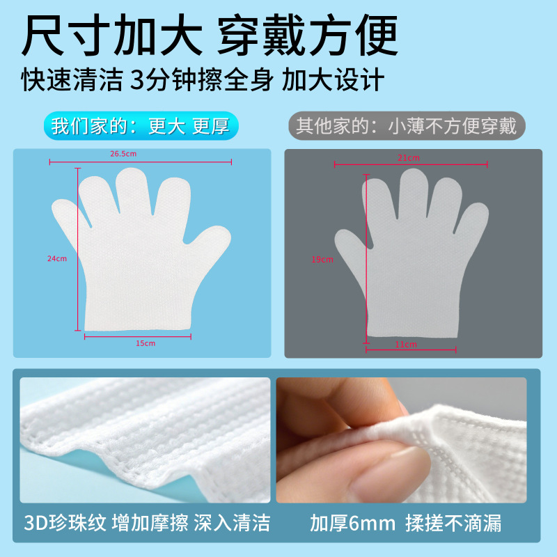 宠物免洗手套一次性清洁猫咪狗狗洗澡手套清洁干洗除臭可舔舐手套|undefined