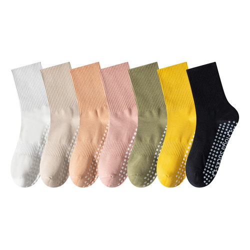 Yoga socks women's medium stockings professional fitness dance Pilates silicone non-slip matching shark tights dropshipping