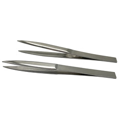 Stainless steel thickened version white buckle chain clip thickened AA tweezers clip gold, silver and copper jewelry welding clamp tip welding clip