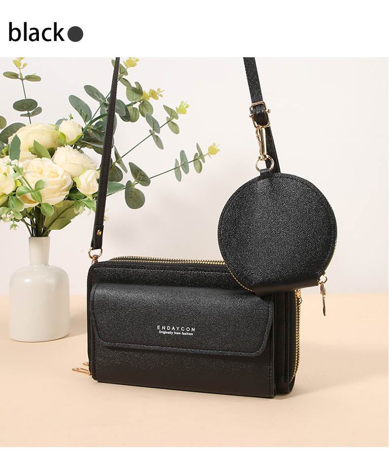 146g Weight Zipper Closure Type Single Shoulder Strap Strap Type Crossbody Bag Bags Type Holiday, Daily Occasion PVC Material Solid Color Pattern All Seasons Season Women's Gender Vintage Style, Classic Style Style Square Shape Small Size Women's Solid Color PVC Zipper Phone Wallets 12