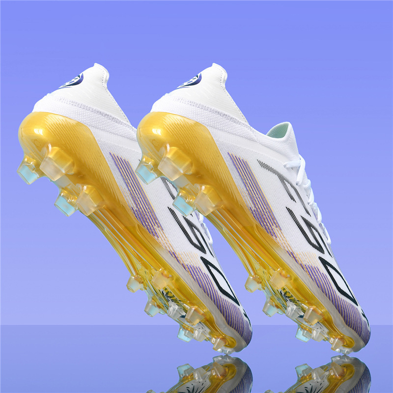Zapatillas de Fútbol de Caña Baja AG de Caucho Transpirable para Césped Artificial