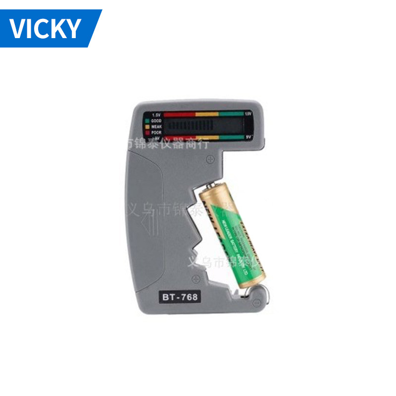淘宝货源 工厂供应  价格合理 干电池测试仪 电池电压测量BT-768