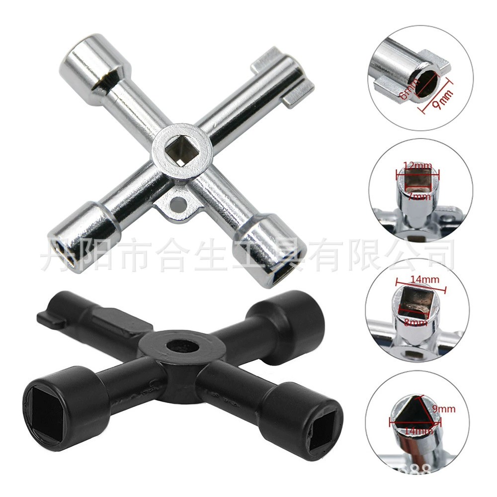 Трансграничный 4 в 1 портативный черный ручная отвертка DIY рукава