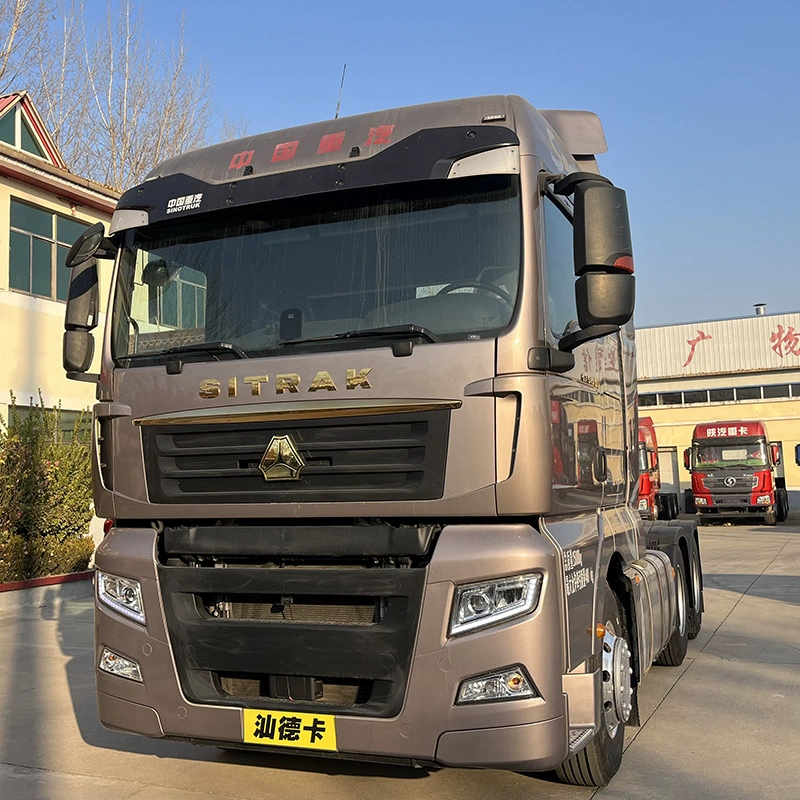 Тягач Sinotruk Shandeka, задний восьмиколесный грузовой тягач, 420 л.с. контейнерный тягач