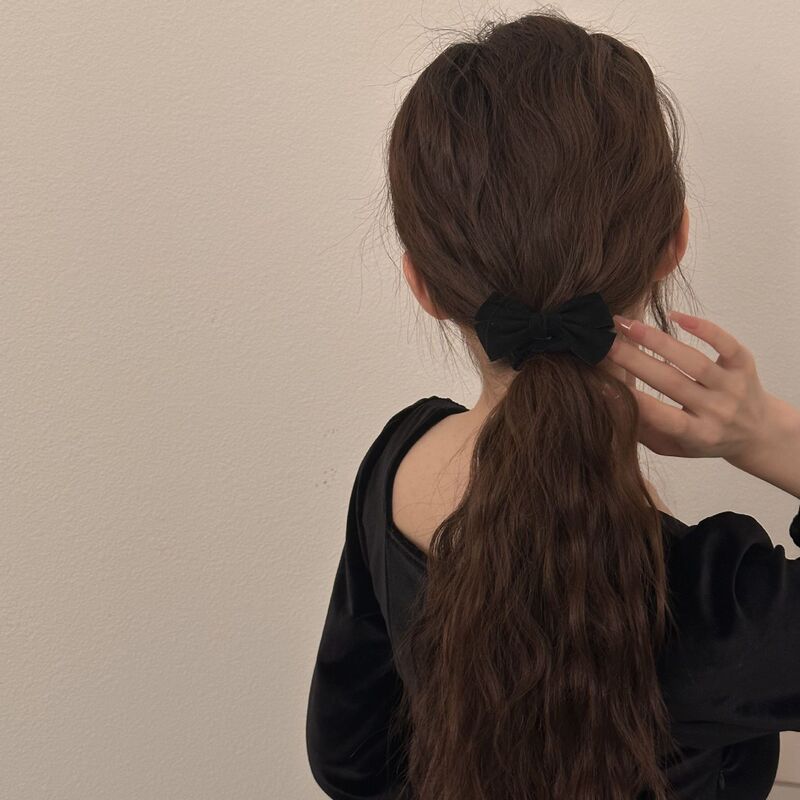 女性用白鹿の同じスタイルのリボンヘアゴムとヘアピン、レトロなヘッドバンド、フレンチベルベットのヘアゴム、ヘアロープ、ヘアピン、ヘアアクセサリー|undefined