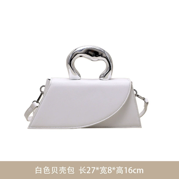 White shell bag