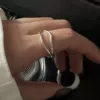 Разделённое скрученное двойное серебряное кольцо