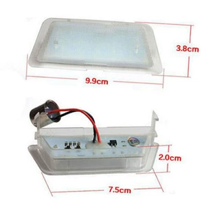 Suitable for Opel Astra G 98-04 license plate lights, 18 LED white lights, transparent frame, 1 piece, a popular item for cross-border sales