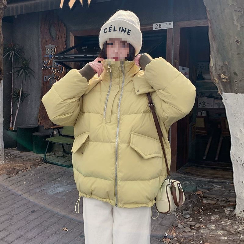 Зимняя кофта, короткий модный пуховик для учащихся начальной школы, корейский стиль, оверсайз