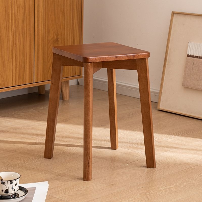 Fabrica directa taburetes de comedor de madera maciza sillas de mesa modernas sillas de respaldo dormitorio sala de estar simple adultos