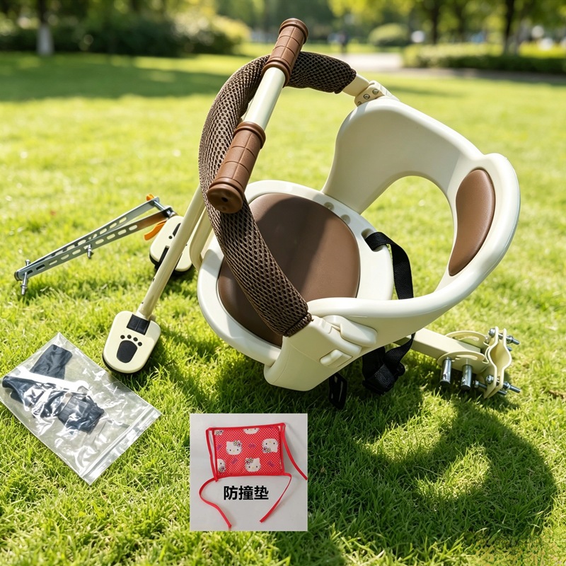 New bicycle front-mounted child seat, outdoor parent-child bike seat, mountain bike baby seat