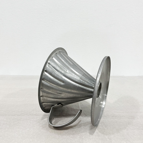 Vintage 304 stainless steel pour-over coffee dripper filter, sharing pot, uniform cup, cloud-shaped pot, coffee brewing device