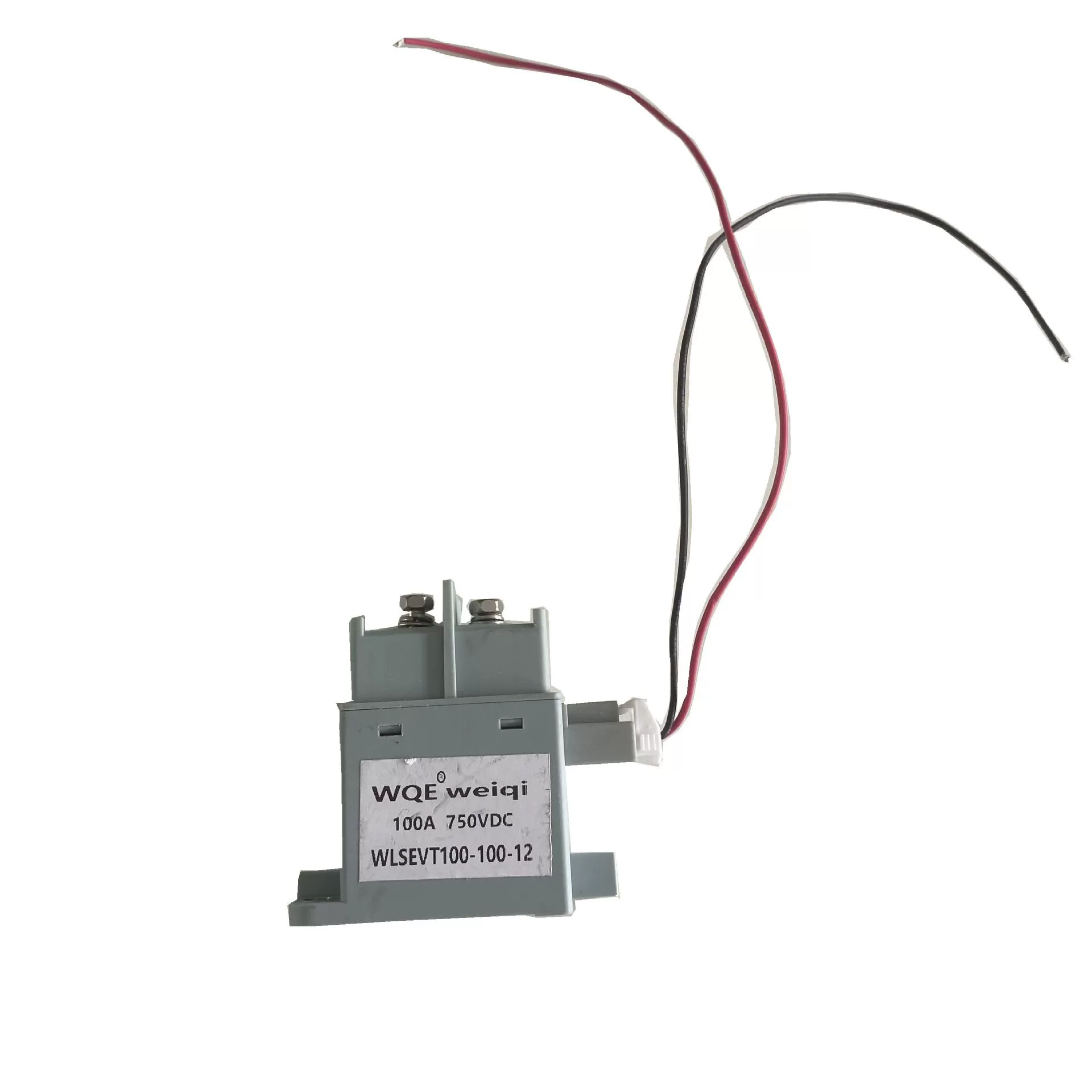Контактор постоянного тока с керамическим корпусом WQE WLYT40A/750VDC, 100A/200A, с жгутом проводов