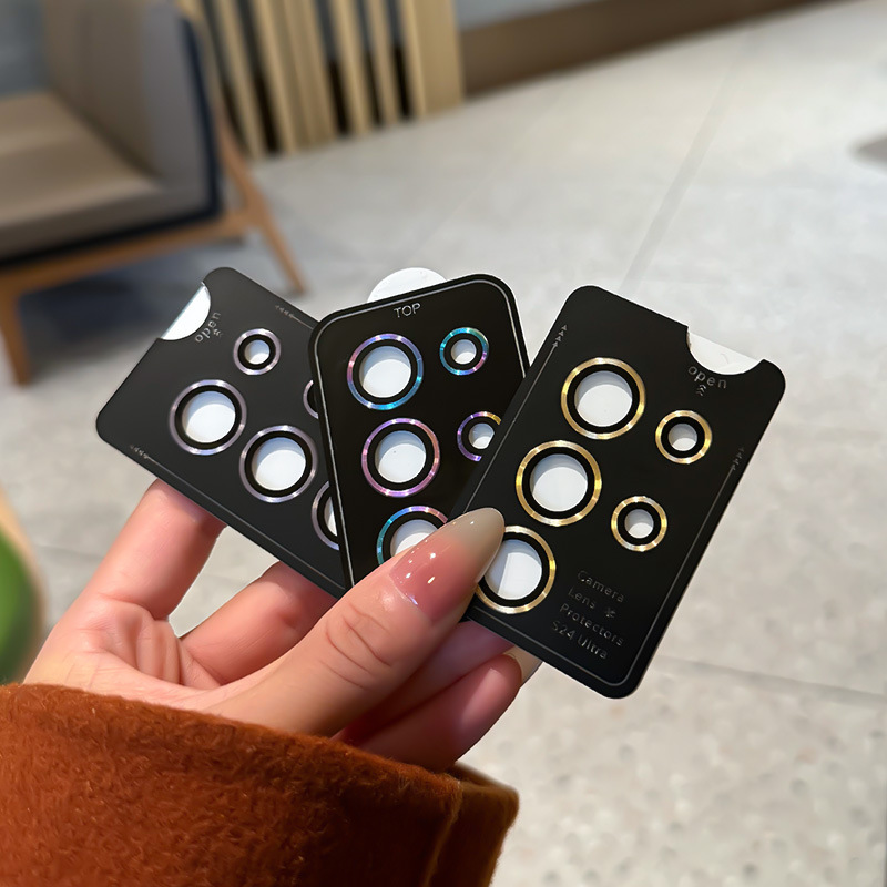 Suitable for Samsung S25Fe Lens Film S23Ultra Eagle Eye Protective Film Cd Pattern with Positioning S22 Rear Camera Sticker