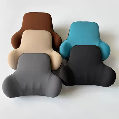 Business-style solid color car headrest and Headrest