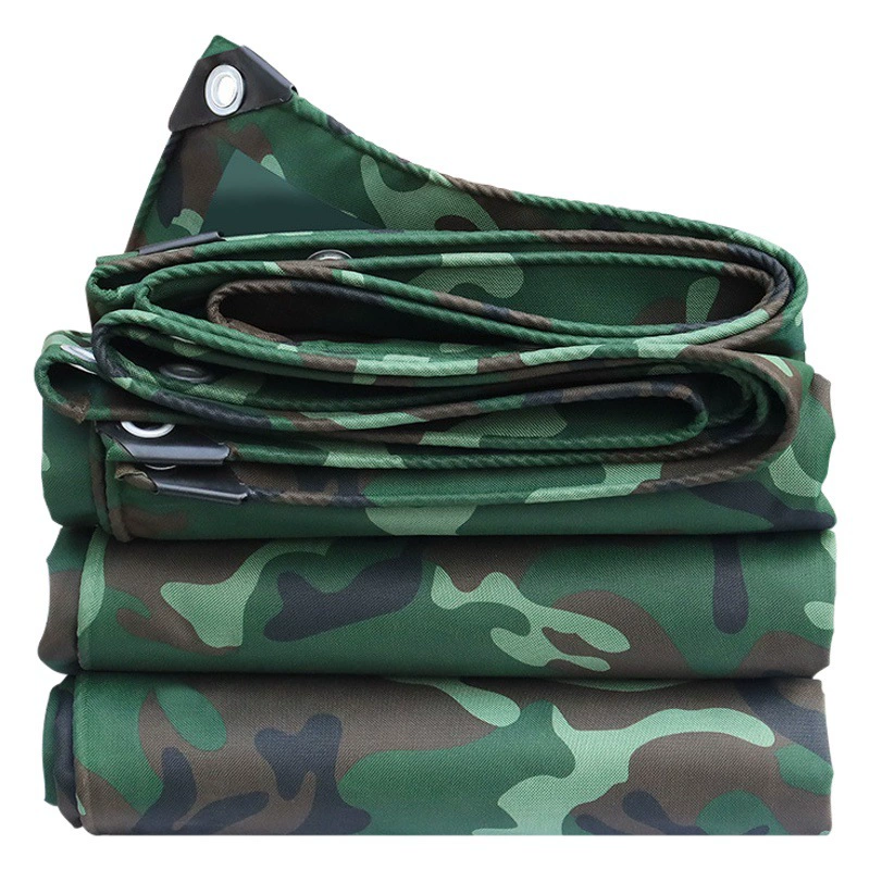 Тент-камуфляж из водонепроницаемой ткани, утолщенный брезент для защиты от дождя и солнца, тент для грузовиков, ткань Оксфорд