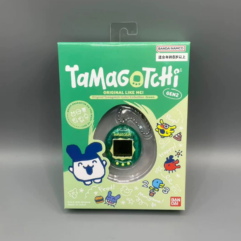 Игрушка виртуальный питомец Bandai Tamagotchi Connection — реплика и подключаемые модели, разные цвета (12 коробок)