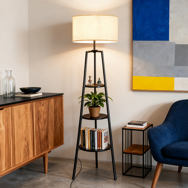 New Scandinavian Fabric Floor Lamp Modern Minimalist Living Room Sofa Bedroom Bedside Study Tripod Ins Warm Lamp New Scandinavian Fabric Floor Lamp Modern Minimalist Living Room Sofa Bedroom Bedside Study Tripod Ins Warm Lamp