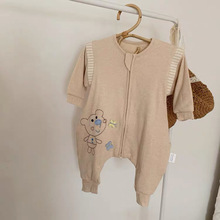 【惊喜捡漏】全棉婴儿分腿睡袋纯棉儿童彩棉宝宝分腿睡袋春秋款