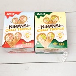 森田町200g盒装迷你坚果脆筒可可味抹茶啊味休闲解馋脆脆小零食批