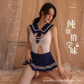 香奈情趣内衣女仆制服诱惑性感超短裙文胸水手jk学生装火辣挑逗
