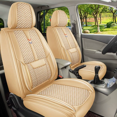 All Seasons 360-Degree Summer All-Inclusive – Seat cushion, seat cover - main-and-co-pilot-2-seater-warm-rice-standard-version