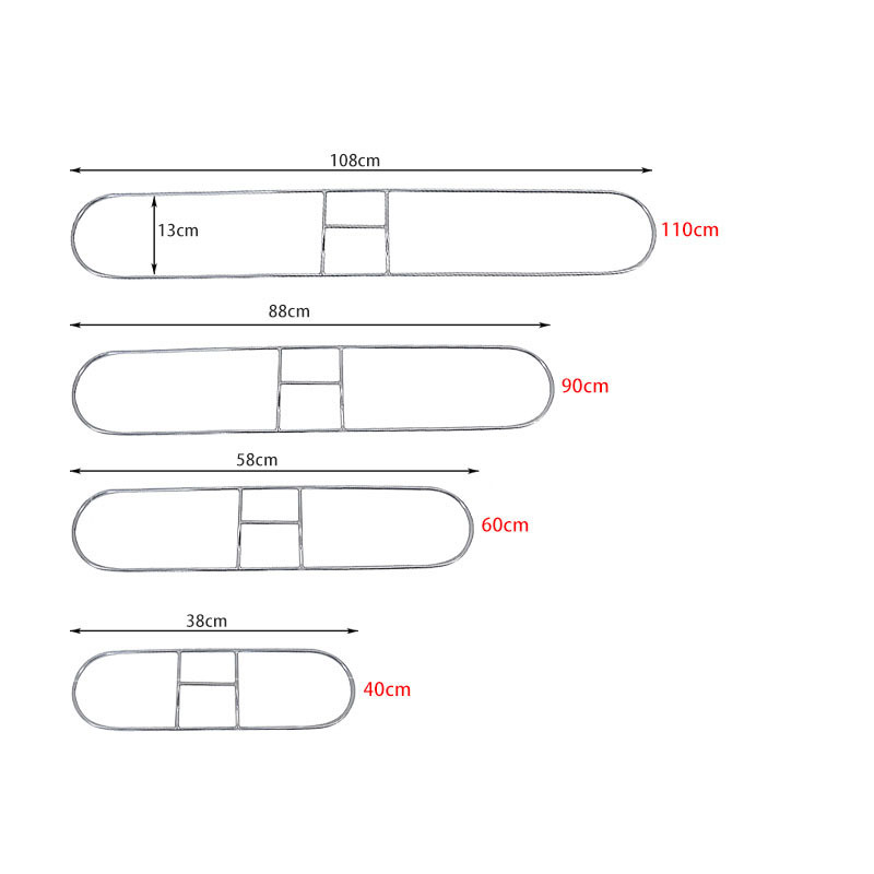90cm 더스트 푸시 아이언 프레임