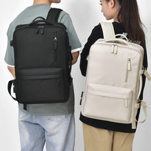 新款书包女大学生时尚大容量电脑双肩包轻便背包中大学生上课书包