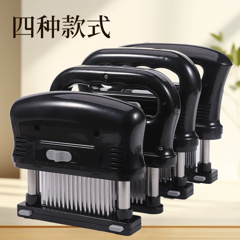 Черная 48-игольчатая кобель нежная игла для говядины Игла для кухни Инструмент для барбекю Карик Съемная и легко моющаяся