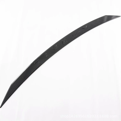 21 Qijun front cover trim modification is suitable for Nissan Xinqijun engine cover front face decoration bright strip M (Şüşə kənarı xromları/moldingləri) - carbon-fiber