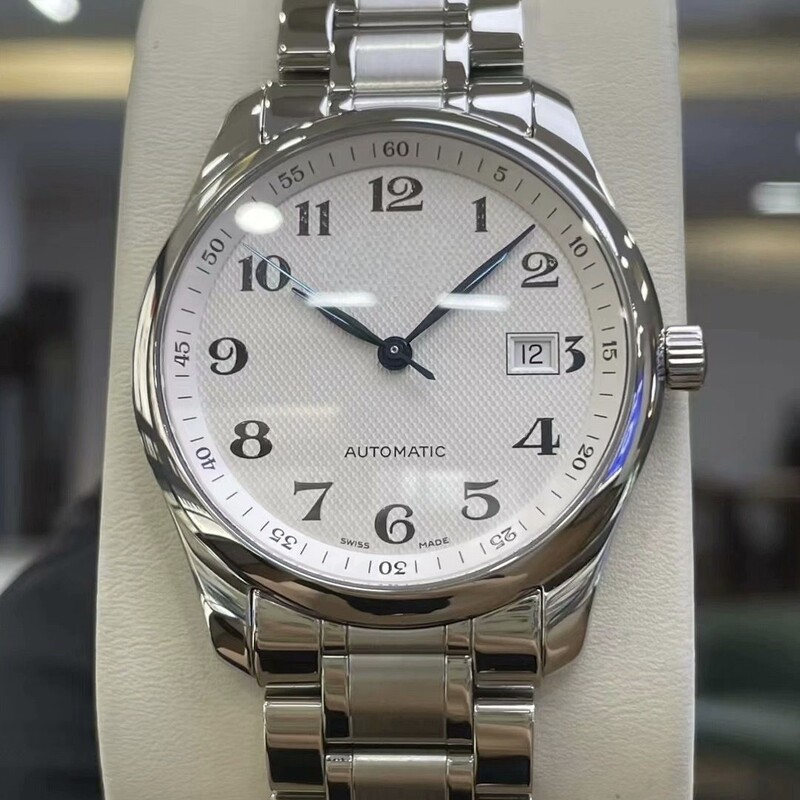 Wholesale Langjia Master Series Watches for Men, Stainless Steel Automatic Mechanical Watches, Business Waterproof, Export Hot-Selling Steel Band Watches