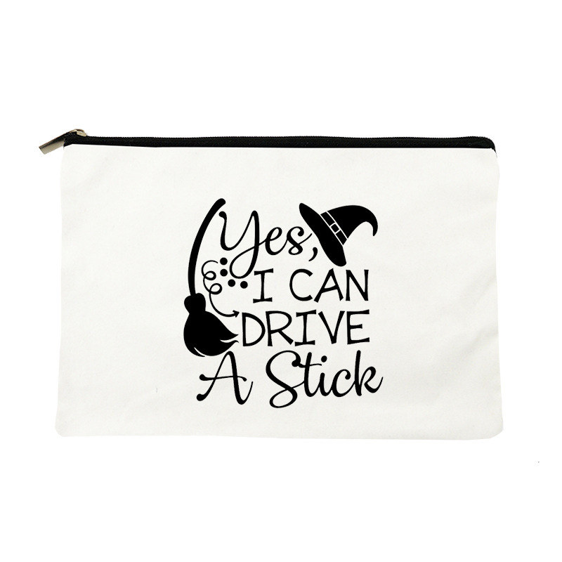 Bad Witch Portable Makeup Bag Pencil Bag Best Gift Women Halloween Theme Party Wallet Bad Witch Portable Makeup Bag Pencil Bag Best Gift Women Halloween Theme Party Wallet