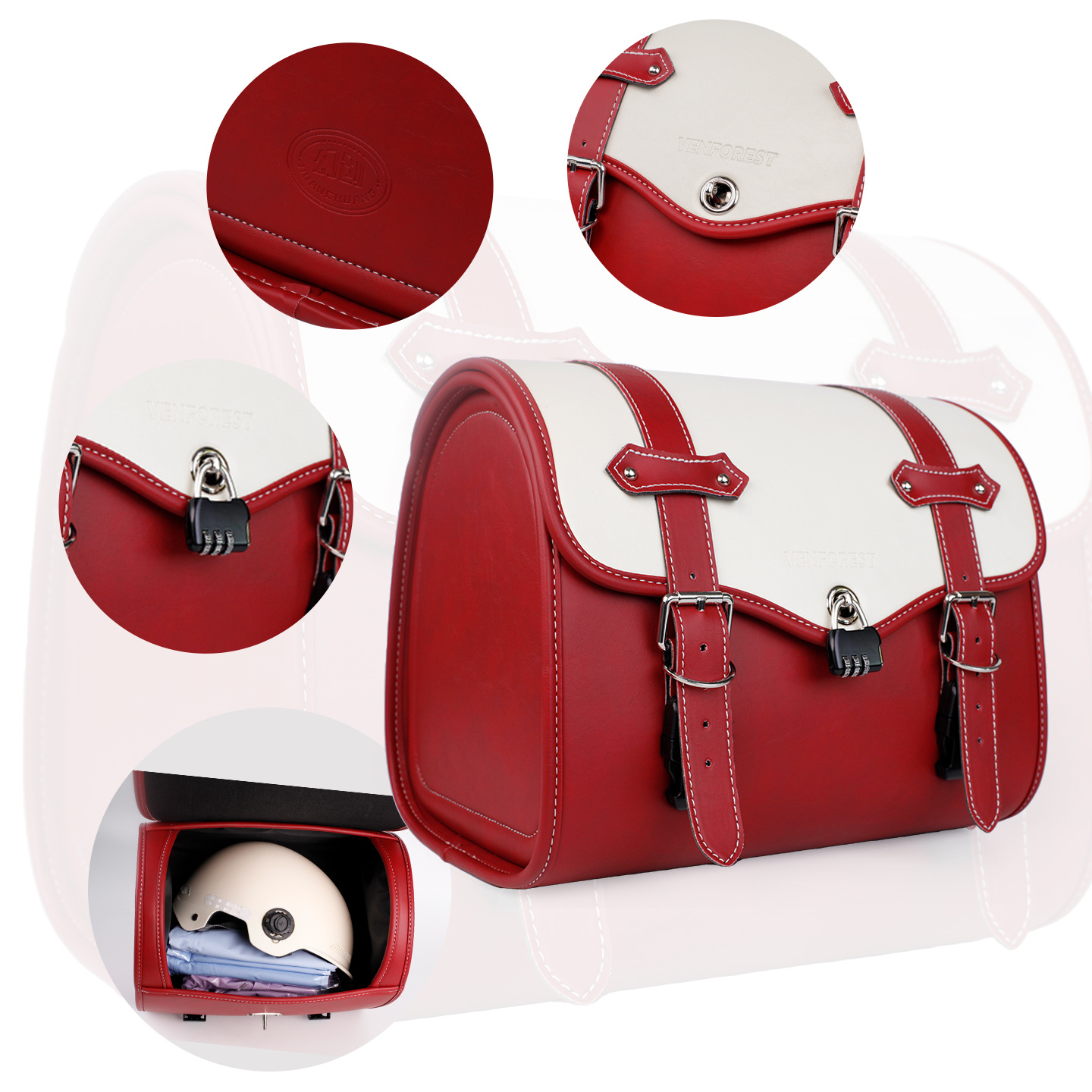 Newly Upgraded Electric Vehicle Bottom Bracket Quick-Release Waterproof Electric Vehicle Trunk Scooter Rear Storage Box