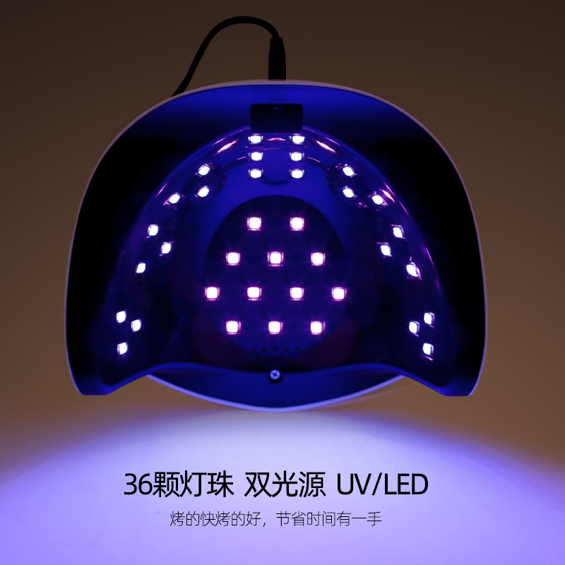 Suministro al por mayor S6 máquina de fototerapia de uñas UV LED lámpara de uñas portátil de alta potencia máquina de fototerapia de uñas