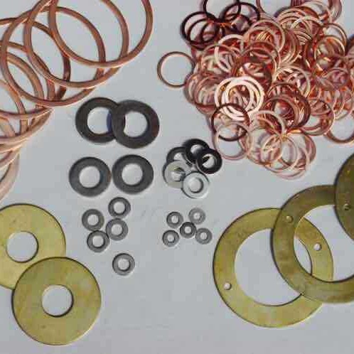 铝垫圈 6061孔用 铝垫片 平垫密封铝垫片 圆型0.5 1 1.5厚 铁平垫