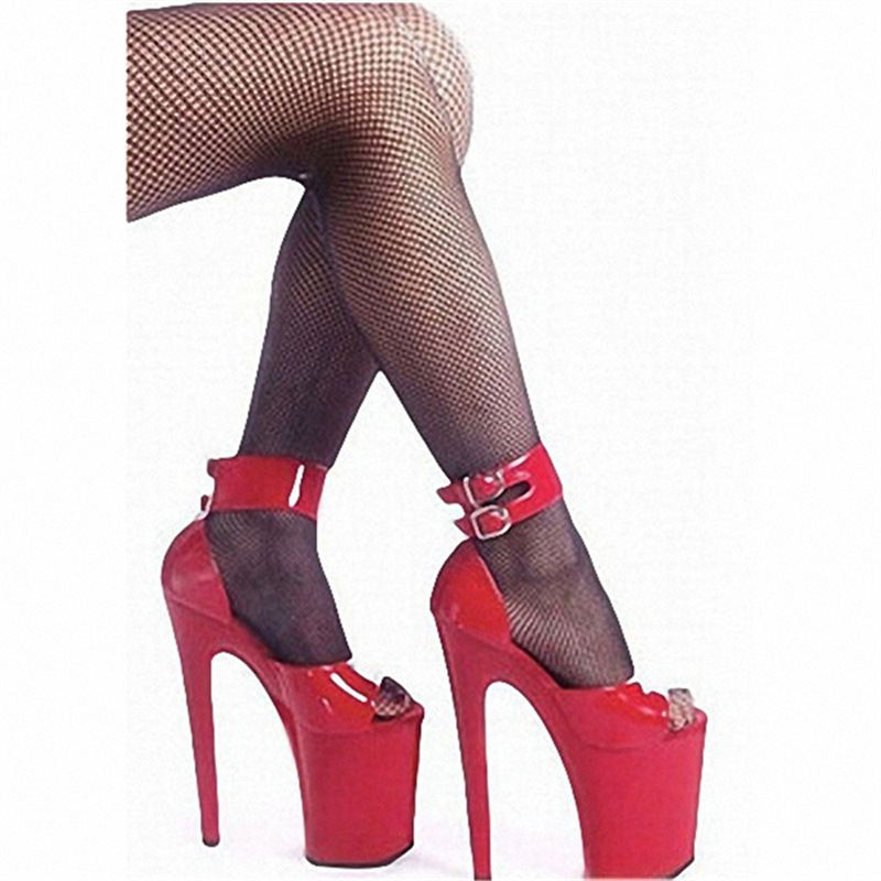 Tacones altos 2024 nuevo estilo verano tacones de aguja boca baja tacones súper altos sandalias de una palabra tacones de aguja para mujer zapatos de mujer sexy rojos