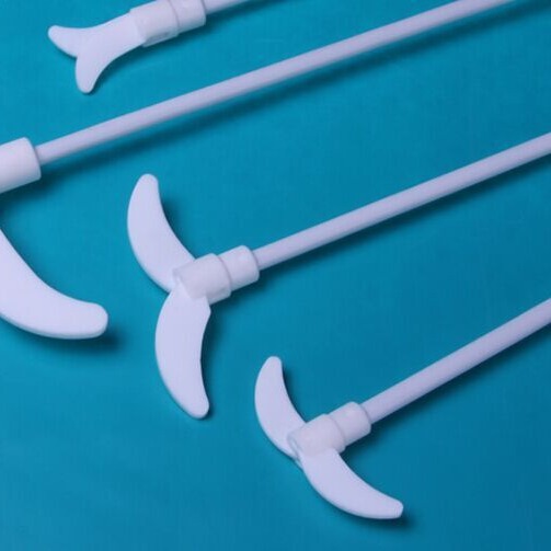 高品质聚四氟乙烯 7mmx500mm搅拌桨 带叶片搅拌棒 F4 PTFE 铁氟龙